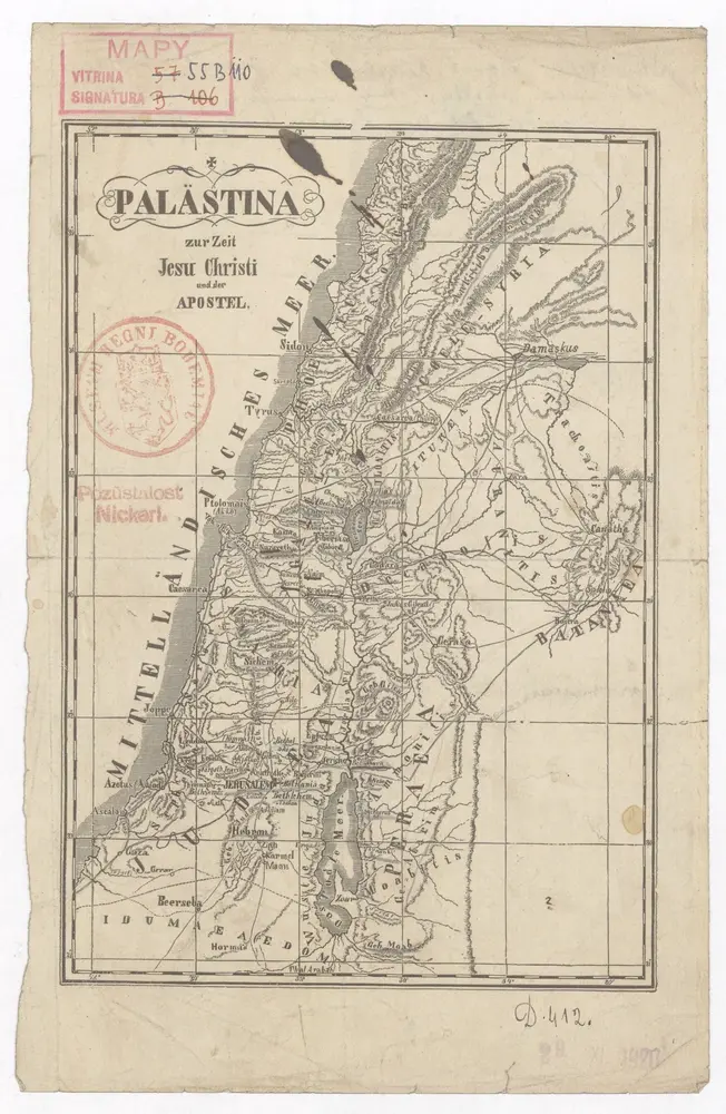 Anteprima della vecchia mappa