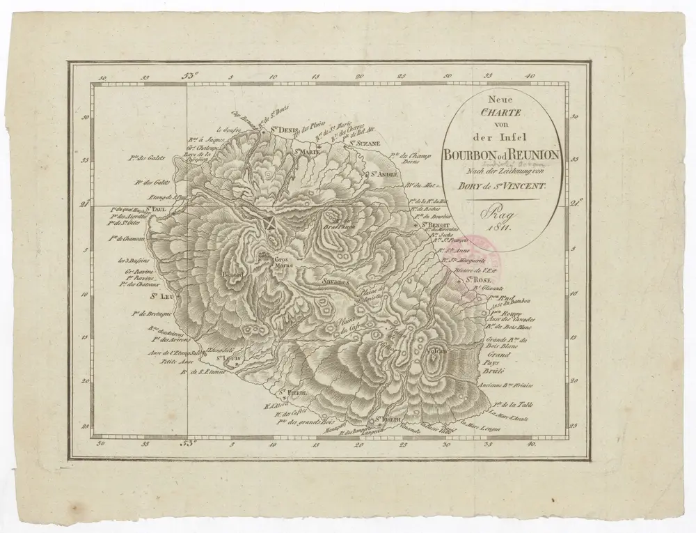 Voorbeeld van de oude kaart