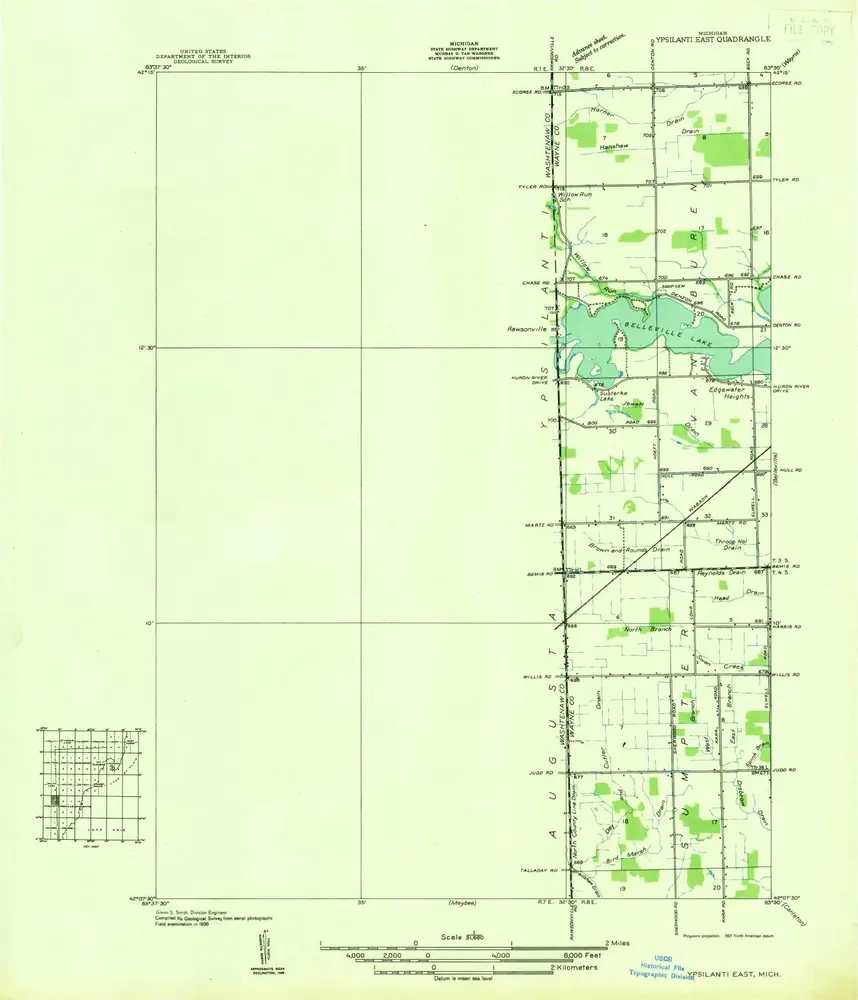 Aperçu de l'ancienne carte