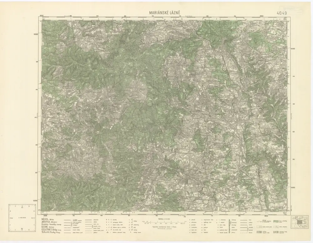 Voorbeeld van de oude kaart