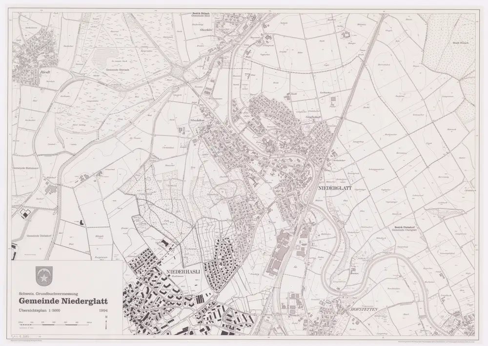 Voorbeeld van de oude kaart