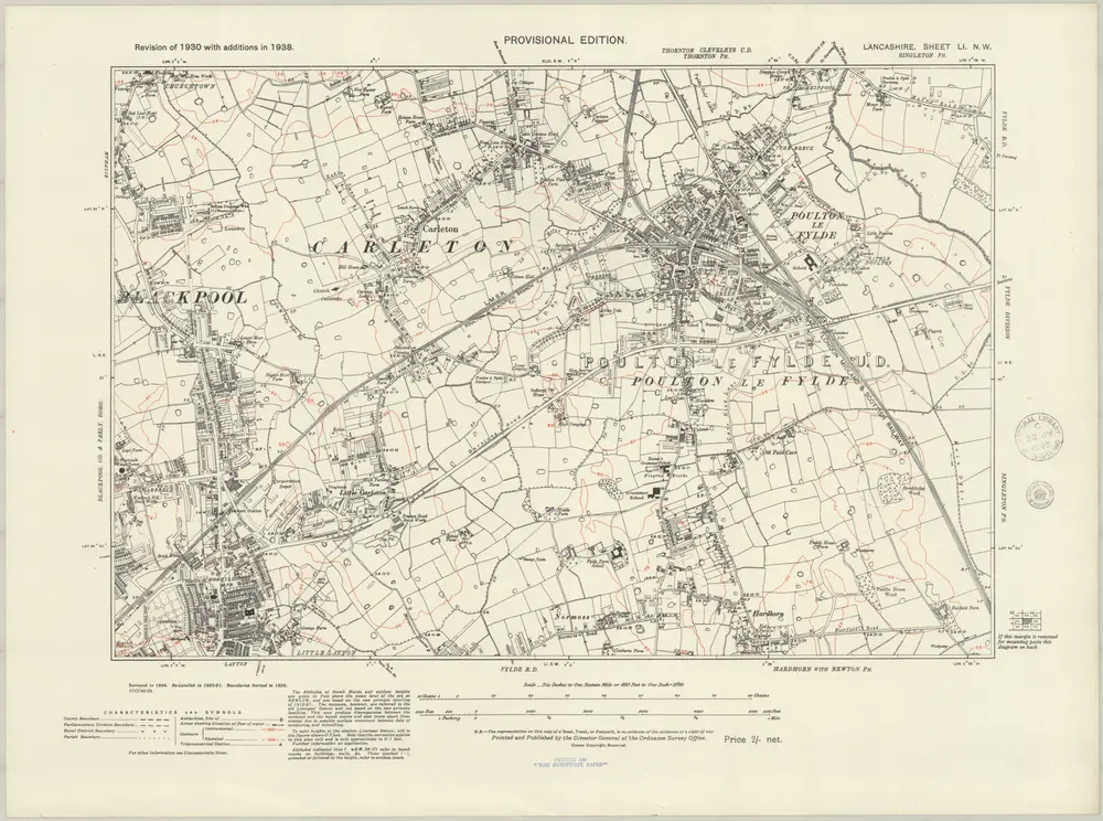 Aperçu de l'ancienne carte