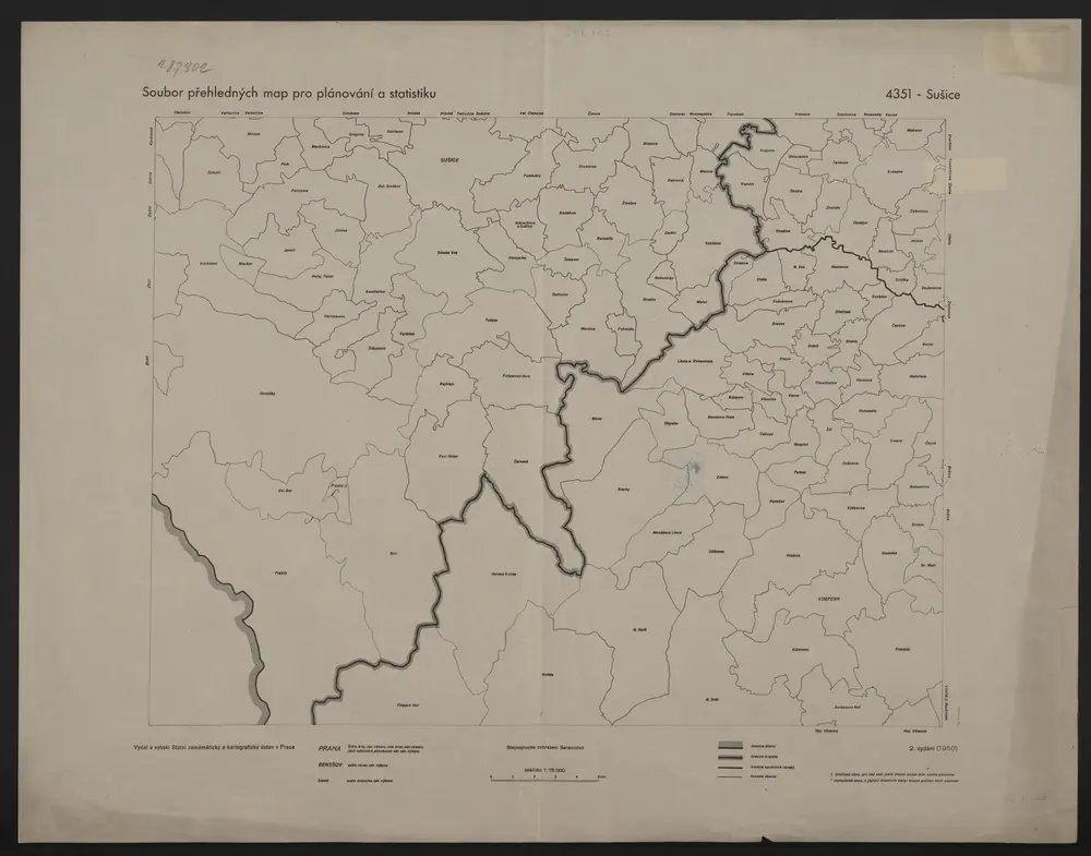 Voorbeeld van de oude kaart