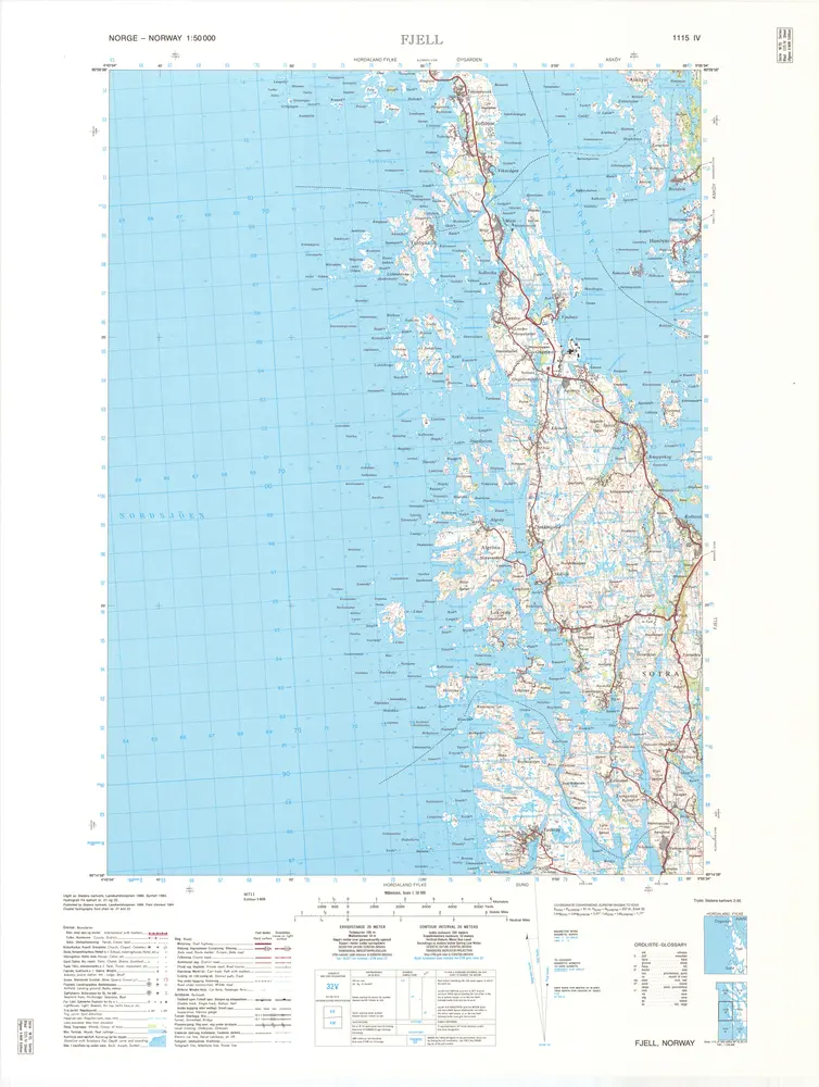 Voorbeeld van de oude kaart