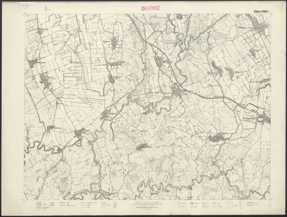 Voorbeeld van de oude kaart