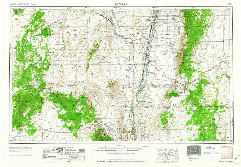 Voorbeeld van de oude kaart