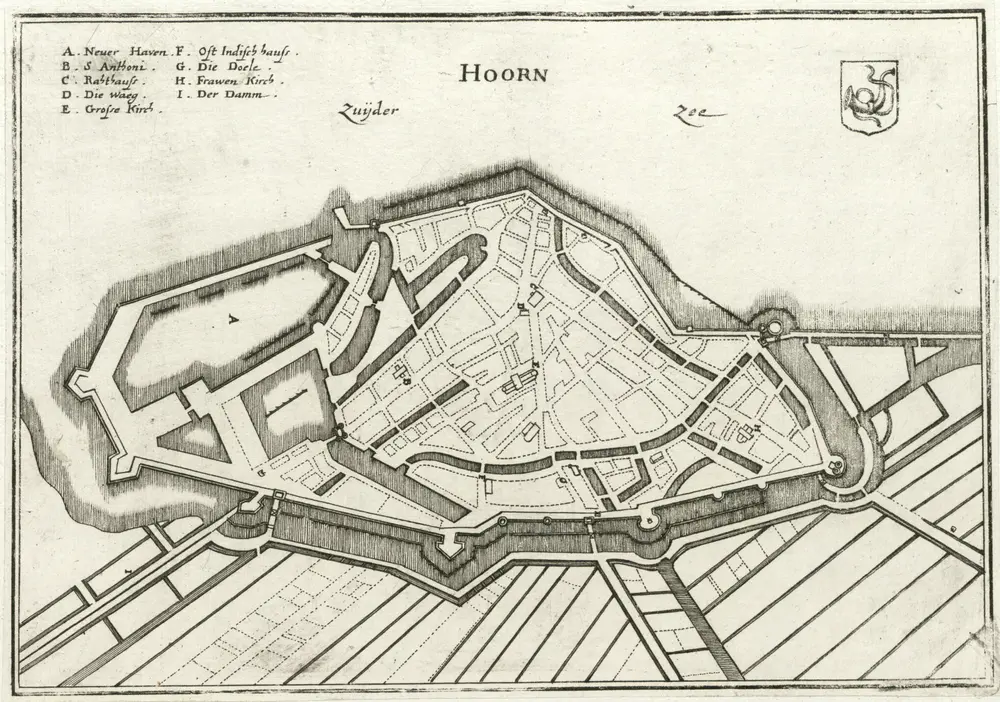 Voorbeeld van de oude kaart