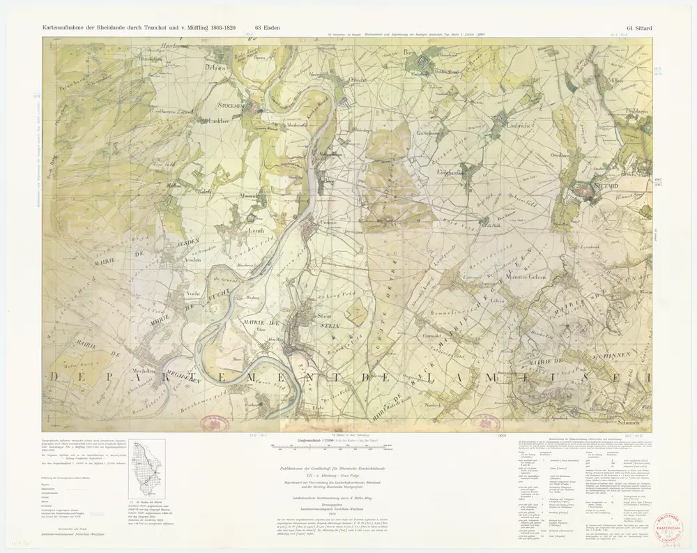 Voorbeeld van de oude kaart