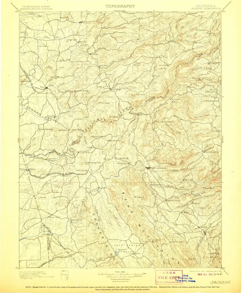 Aperçu de l'ancienne carte