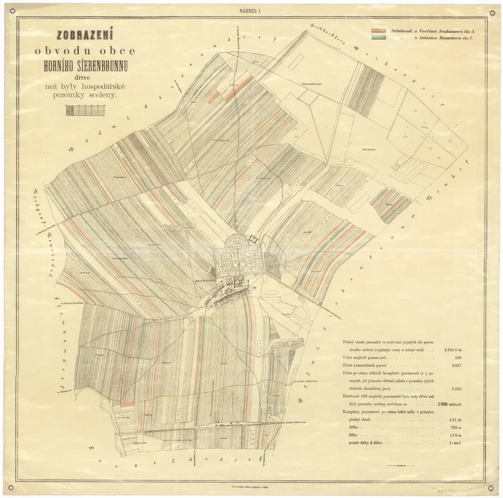 Voorbeeld van de oude kaart