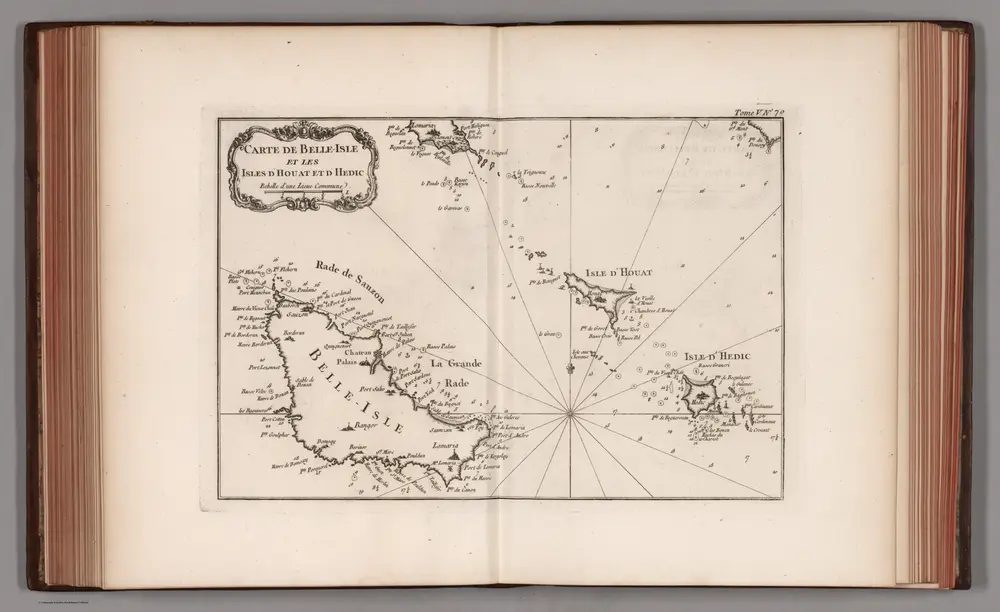 Voorbeeld van de oude kaart