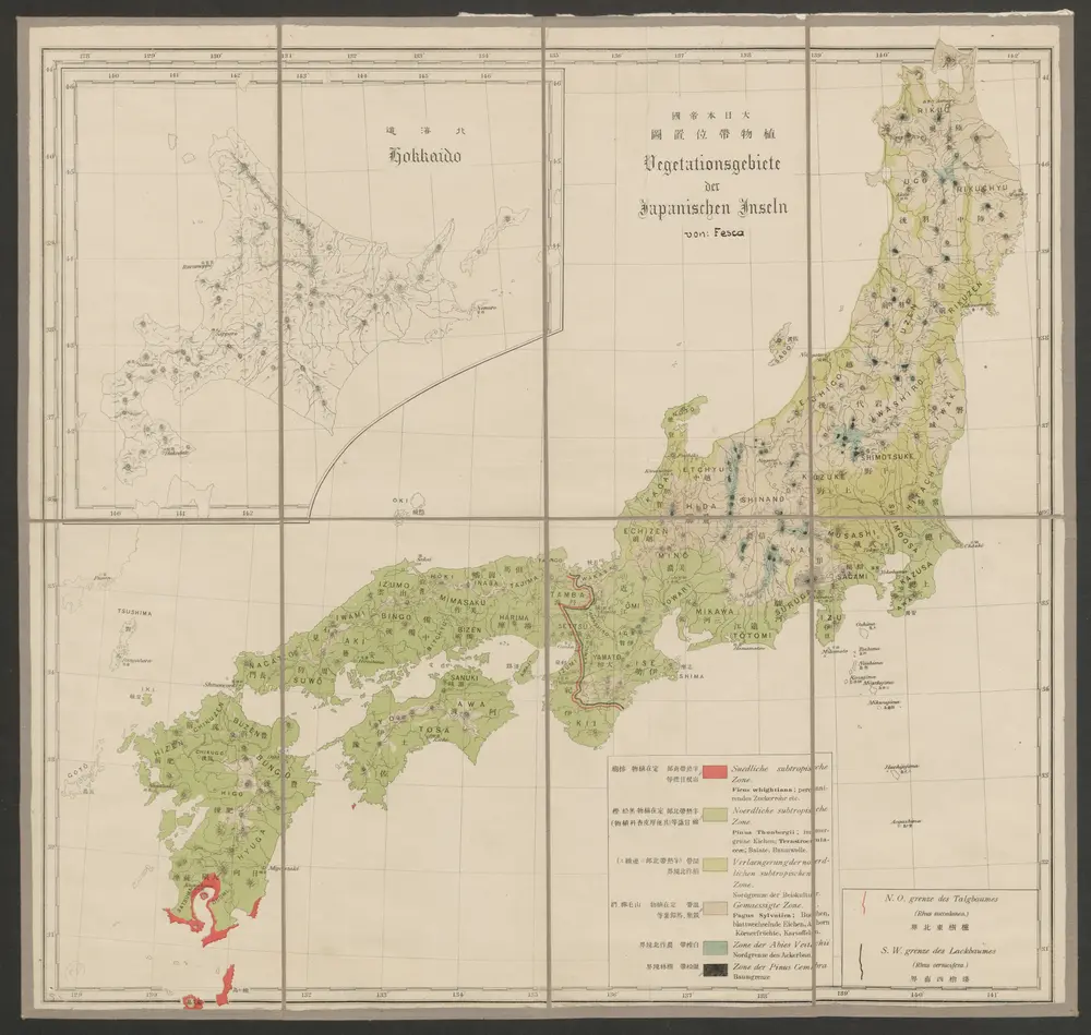 Aperçu de l'ancienne carte