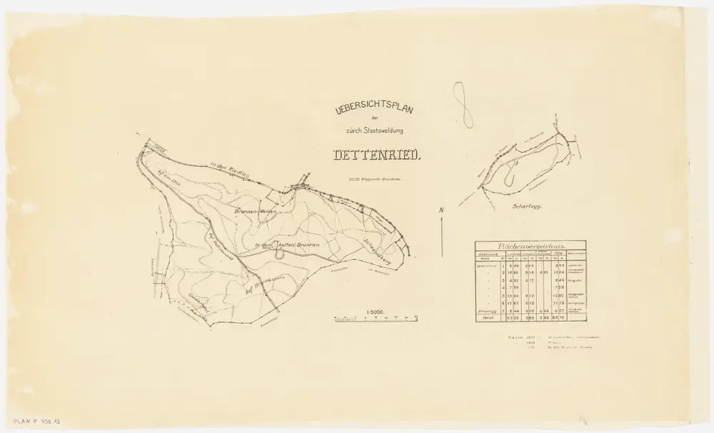 Voorbeeld van de oude kaart