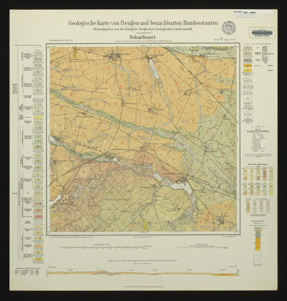 Voorbeeld van de oude kaart