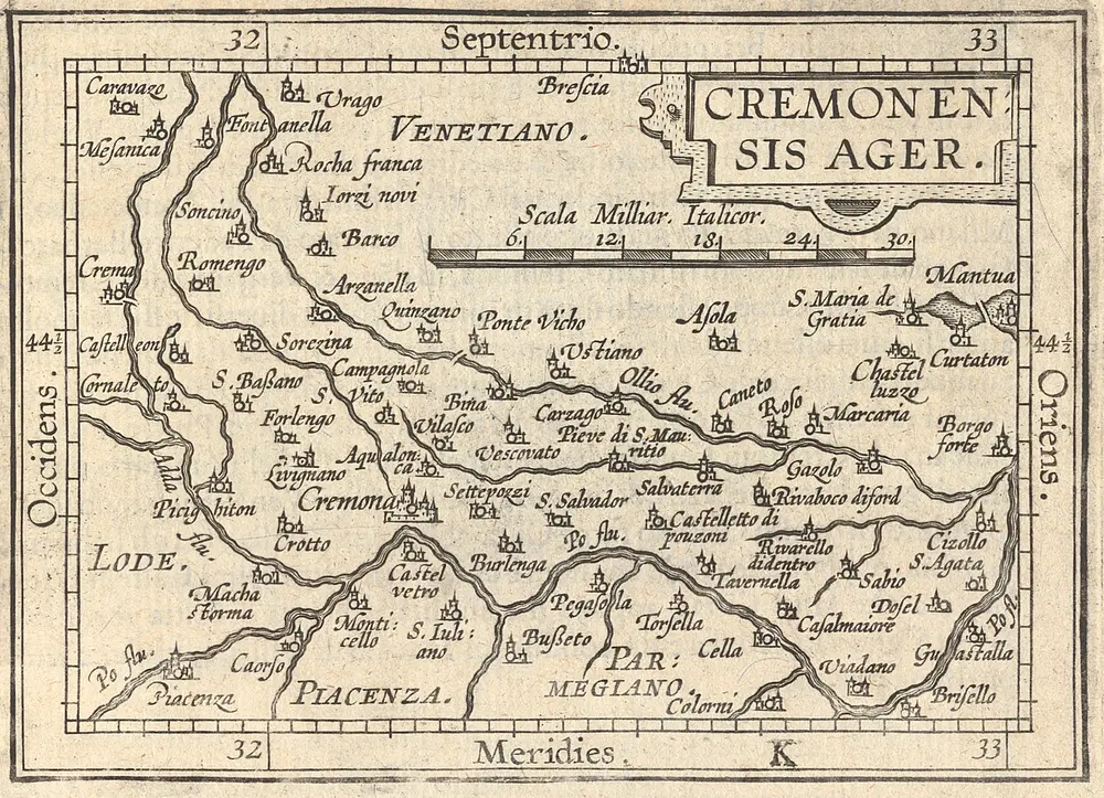 Aperçu de l'ancienne carte