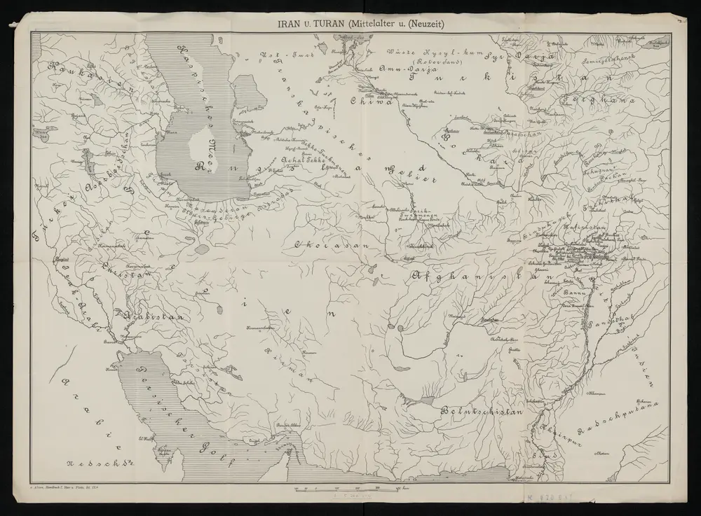 Voorbeeld van de oude kaart