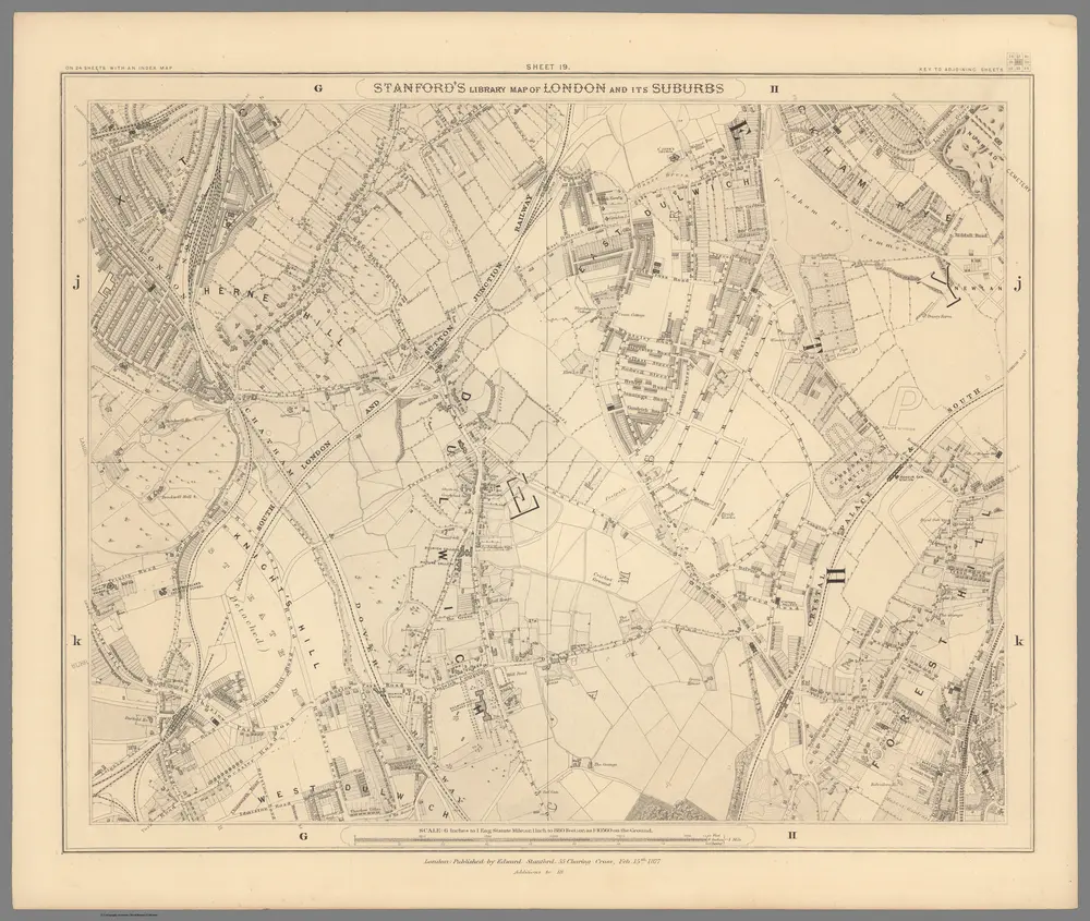 Old maps of Dulwich