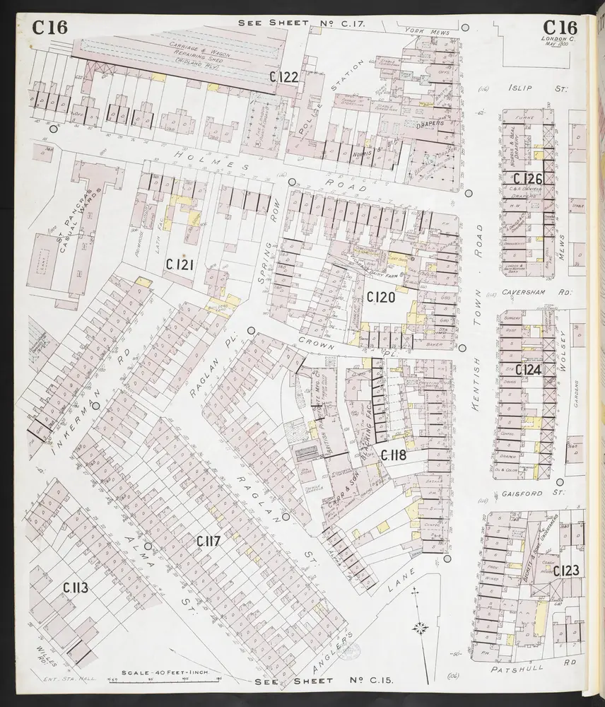 Insurance Plan of London North West District Vol. C: sheet 16