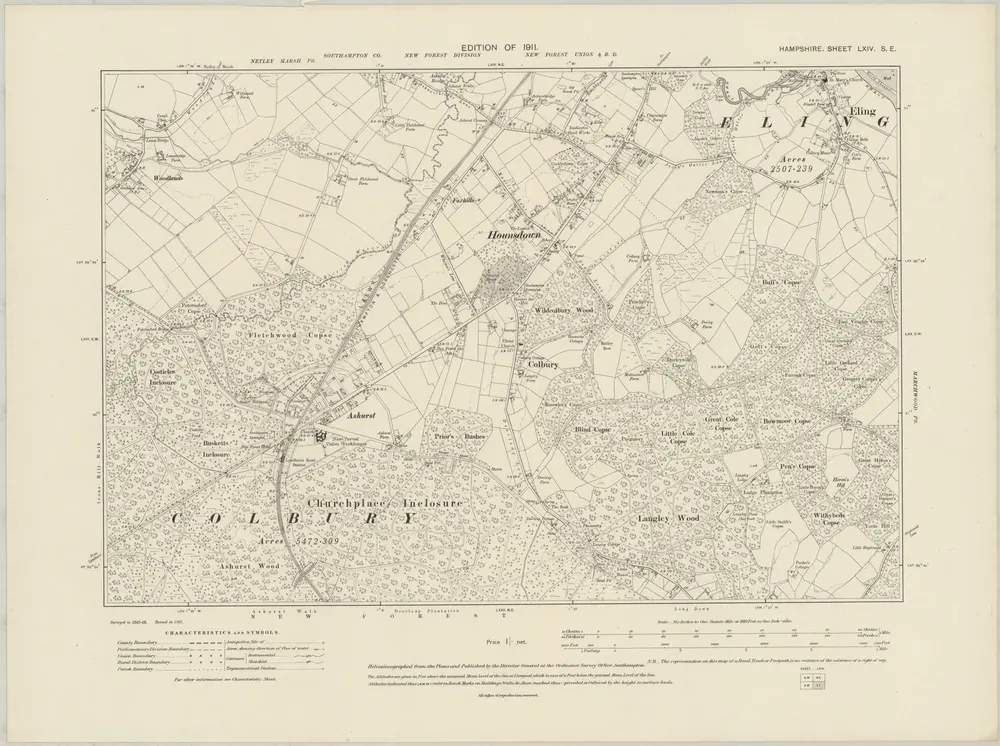 Aperçu de l'ancienne carte