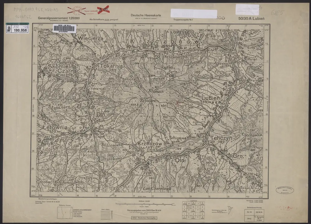 Anteprima della vecchia mappa