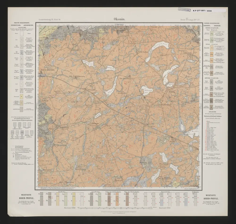 Voorbeeld van de oude kaart