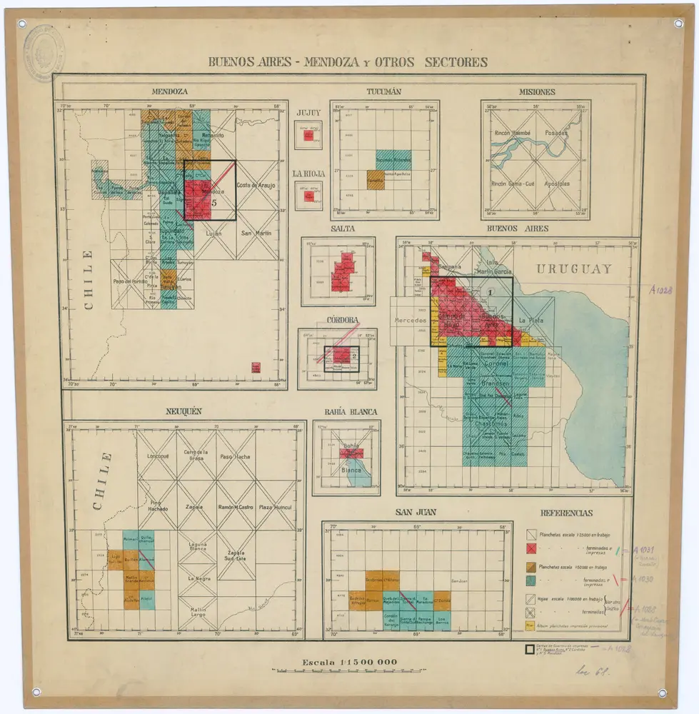 Aperçu de l'ancienne carte