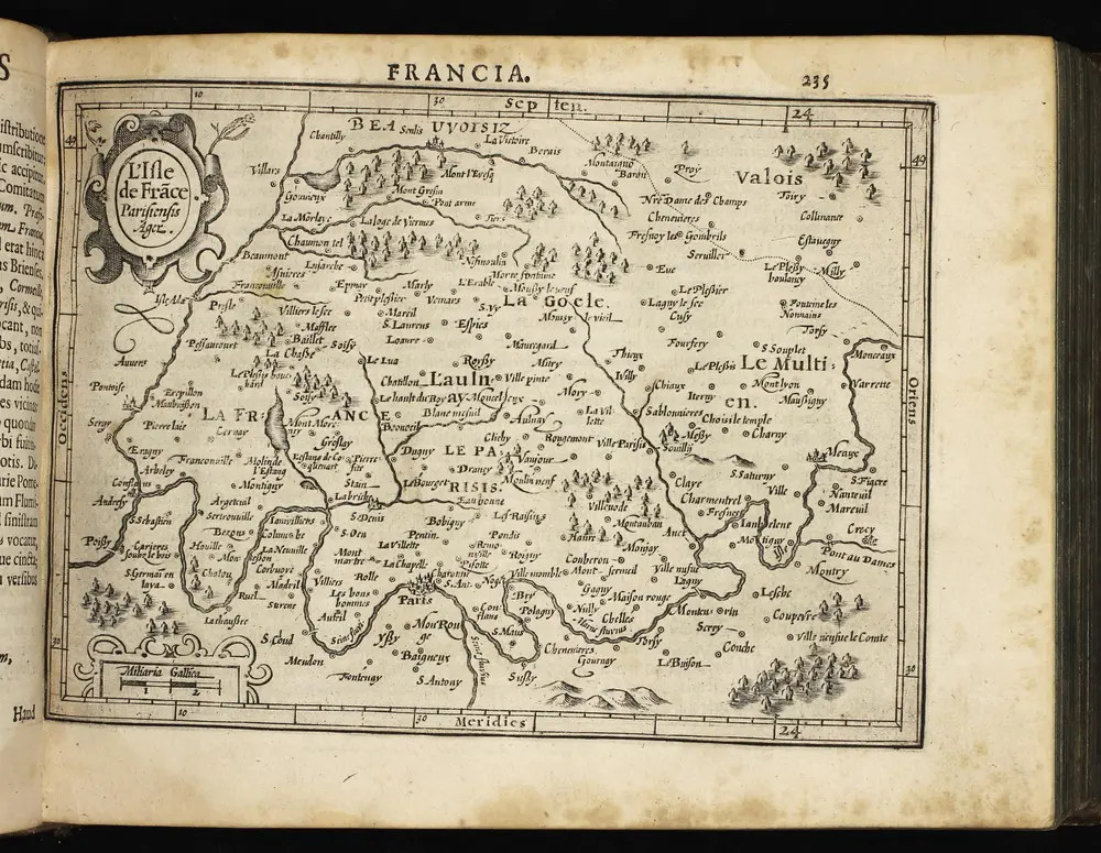 Aperçu de l'ancienne carte