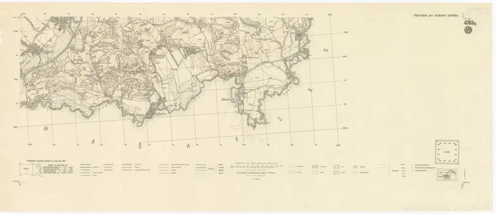 Voorbeeld van de oude kaart