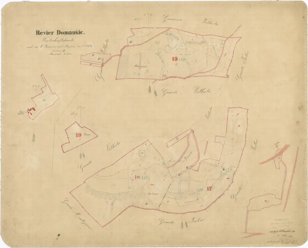 Aperçu de l'ancienne carte