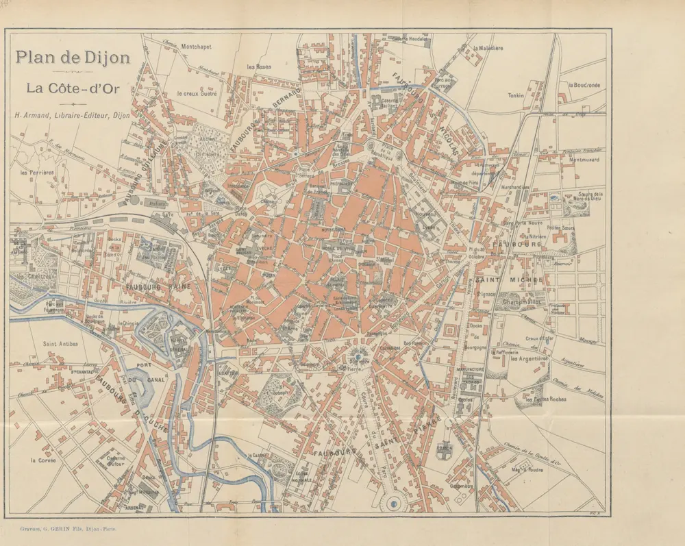 Voorbeeld van de oude kaart