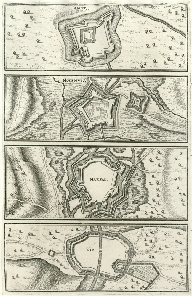 Voorbeeld van de oude kaart