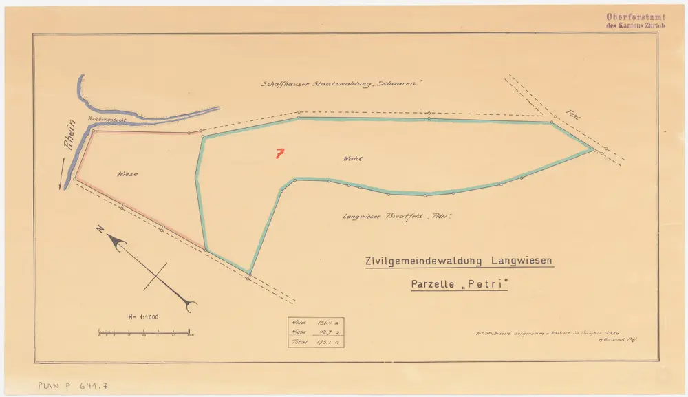 Voorbeeld van de oude kaart