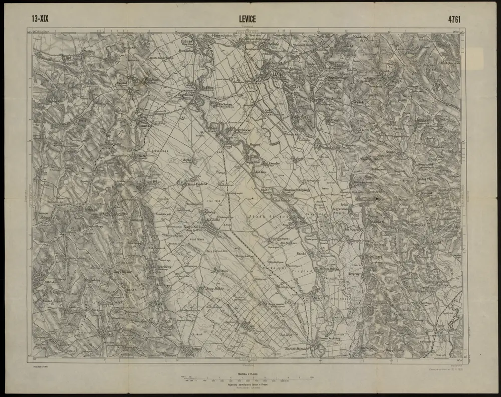 Voorbeeld van de oude kaart