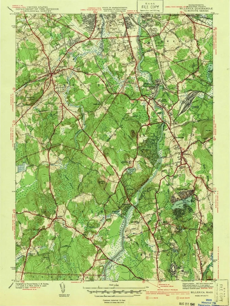 Aperçu de l'ancienne carte