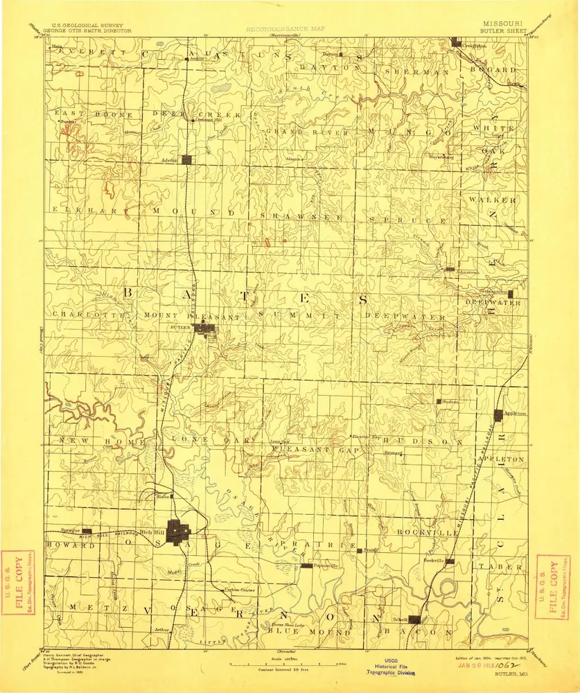 Anteprima della vecchia mappa