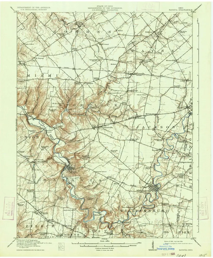 Aperçu de l'ancienne carte