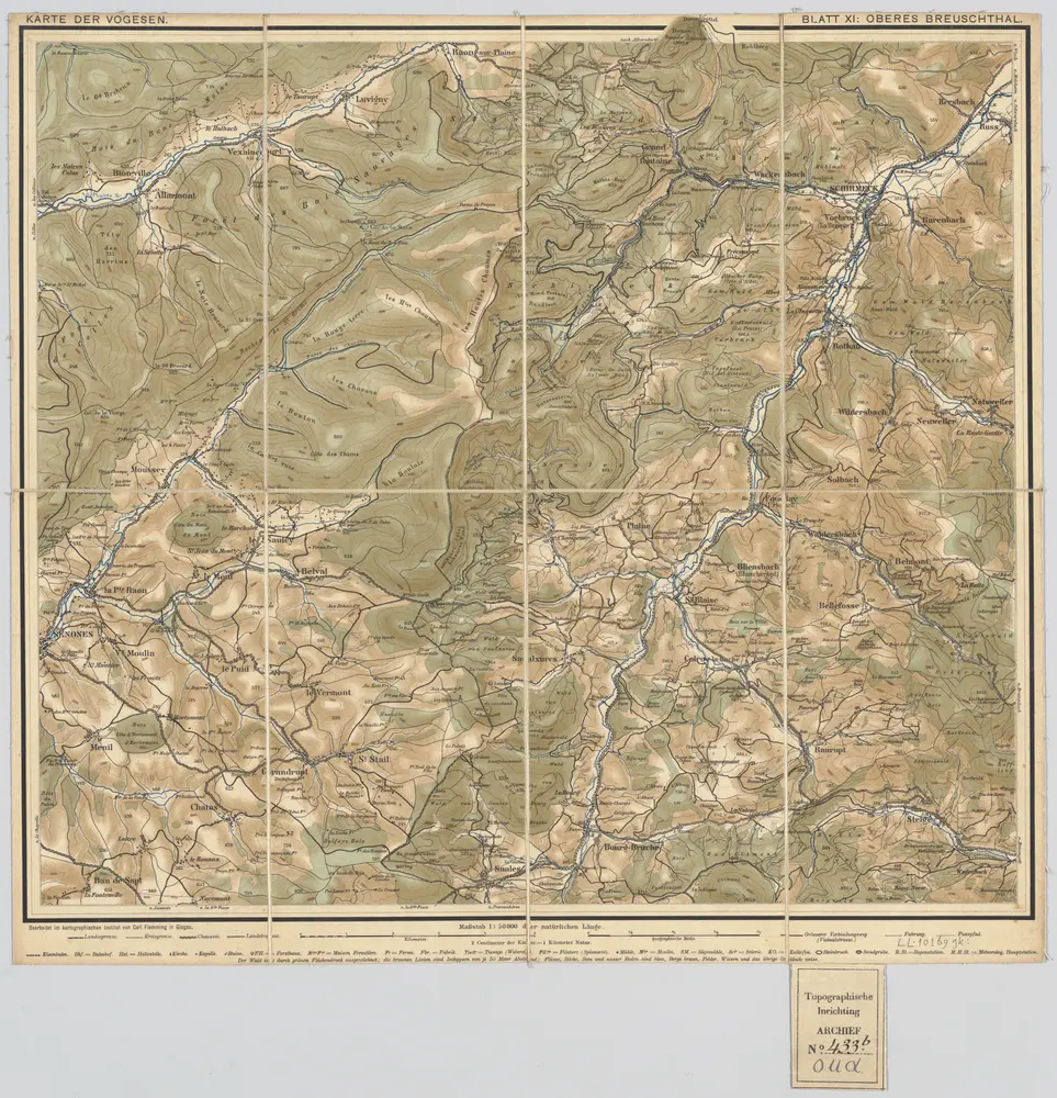 Aperçu de l'ancienne carte