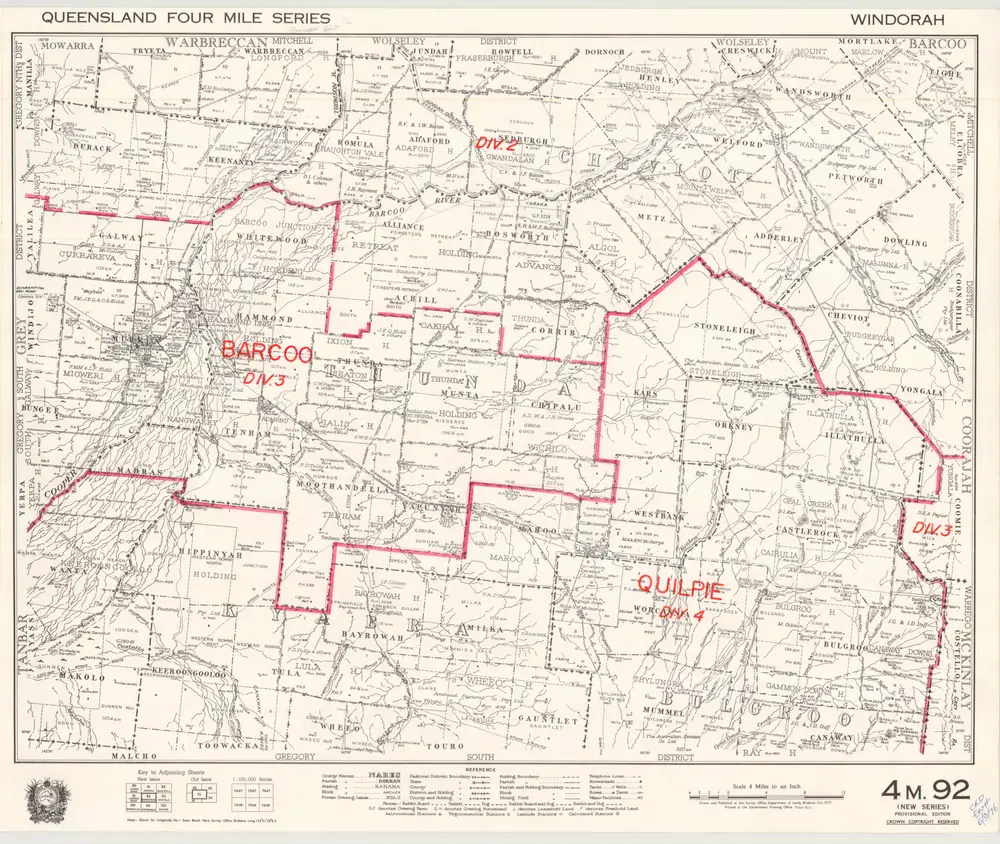 Voorbeeld van de oude kaart