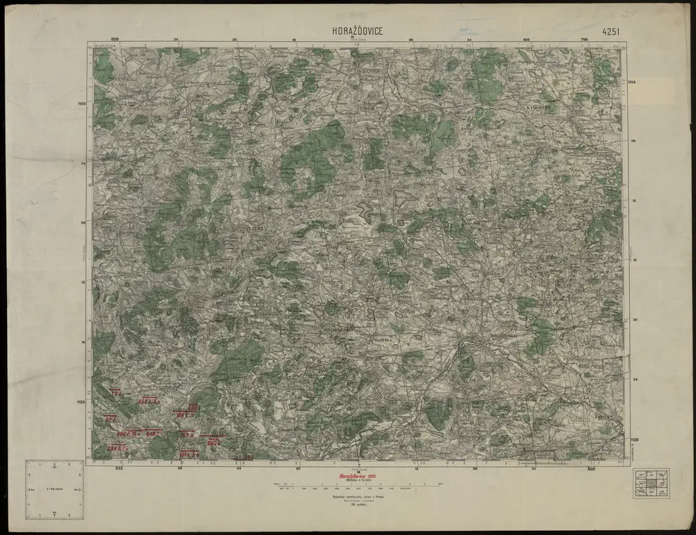 Voorbeeld van de oude kaart