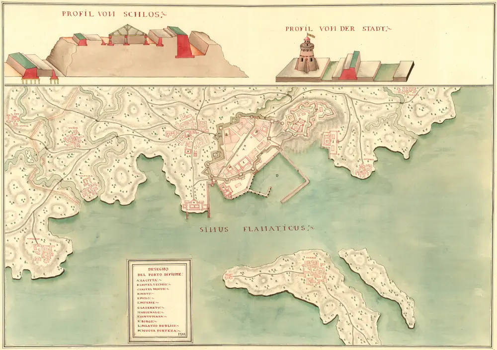 Voorbeeld van de oude kaart