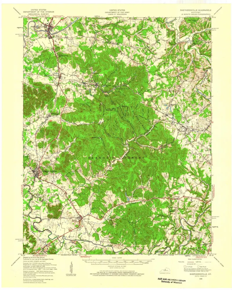 Aperçu de l'ancienne carte