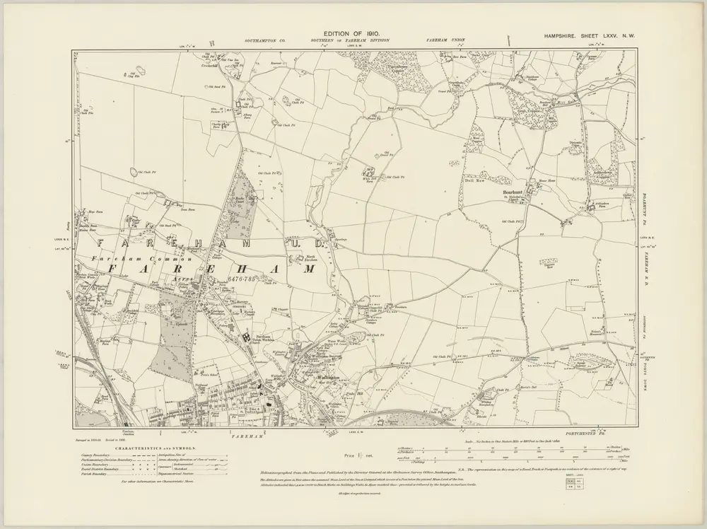 Aperçu de l'ancienne carte