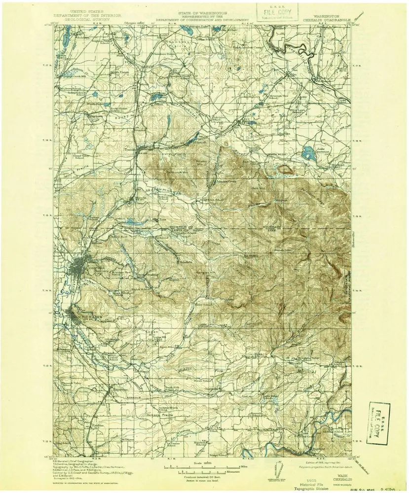 Voorbeeld van de oude kaart