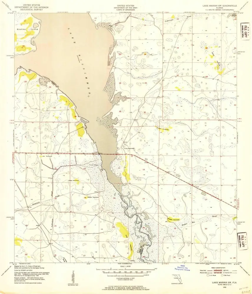 Voorbeeld van de oude kaart