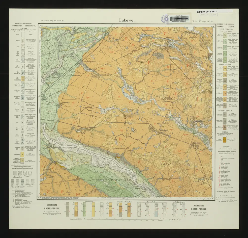 Voorbeeld van de oude kaart