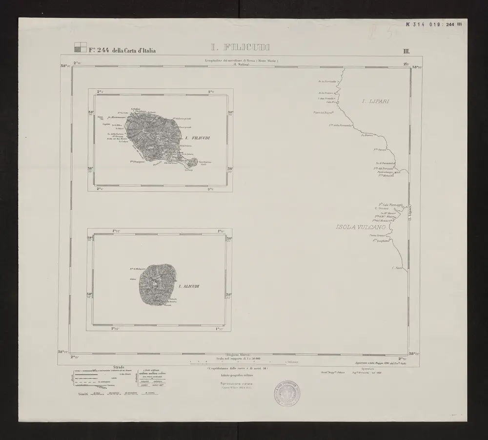 Voorbeeld van de oude kaart