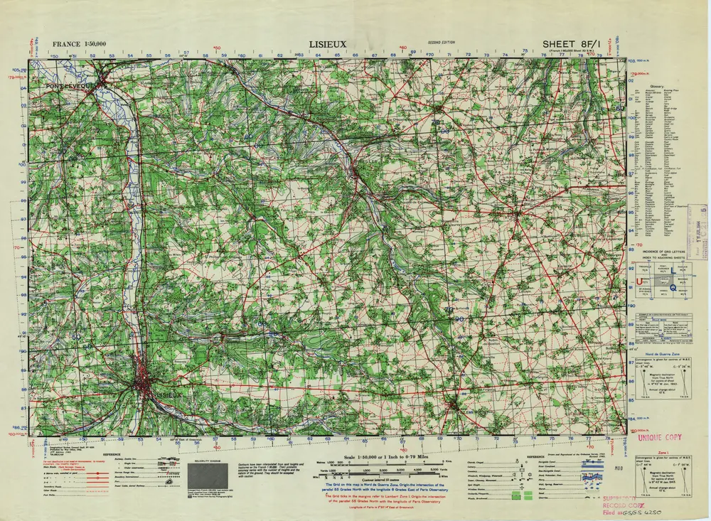 Aperçu de l'ancienne carte