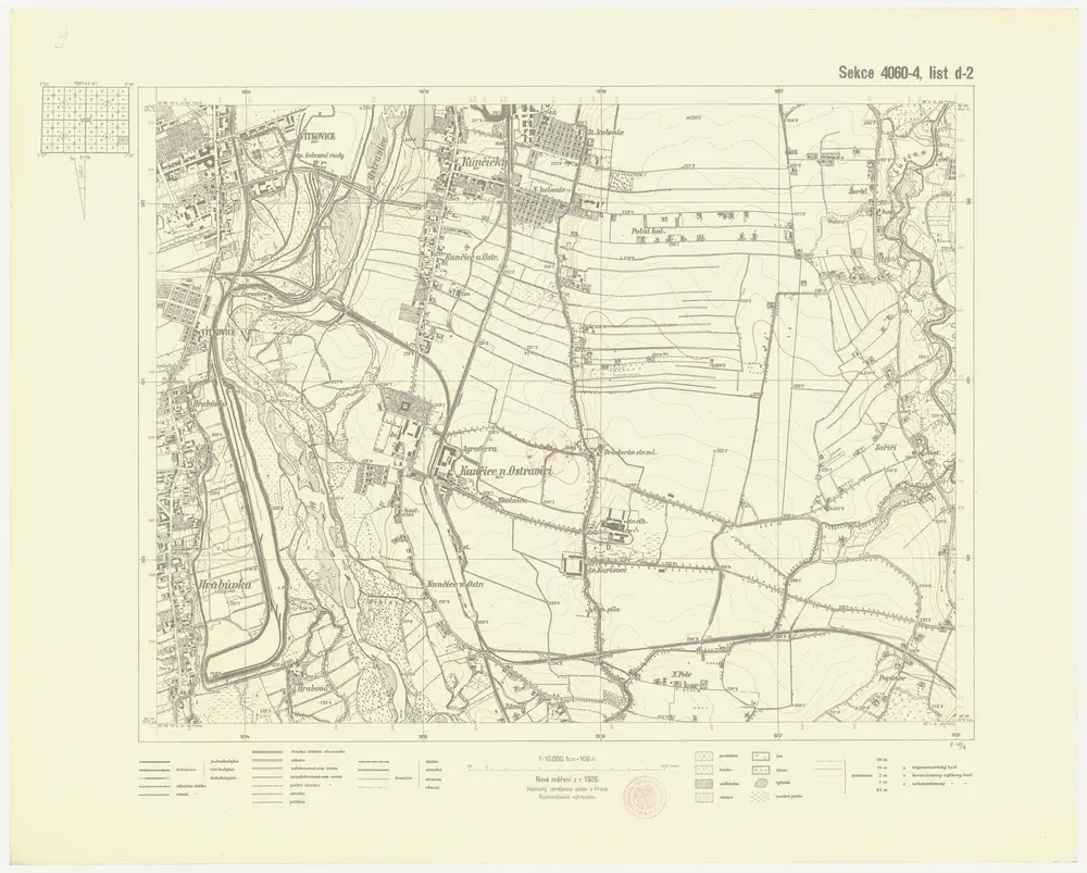 Voorbeeld van de oude kaart