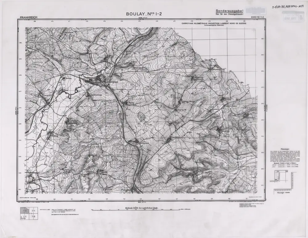 Aperçu de l'ancienne carte