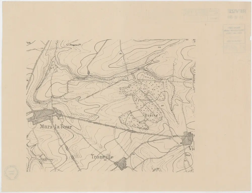 Voorbeeld van de oude kaart